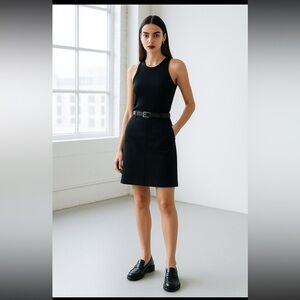 Extremely Rare Vintage CHANEL Boutique 1997 Cruise Karl Lagerfeld Black Skirt